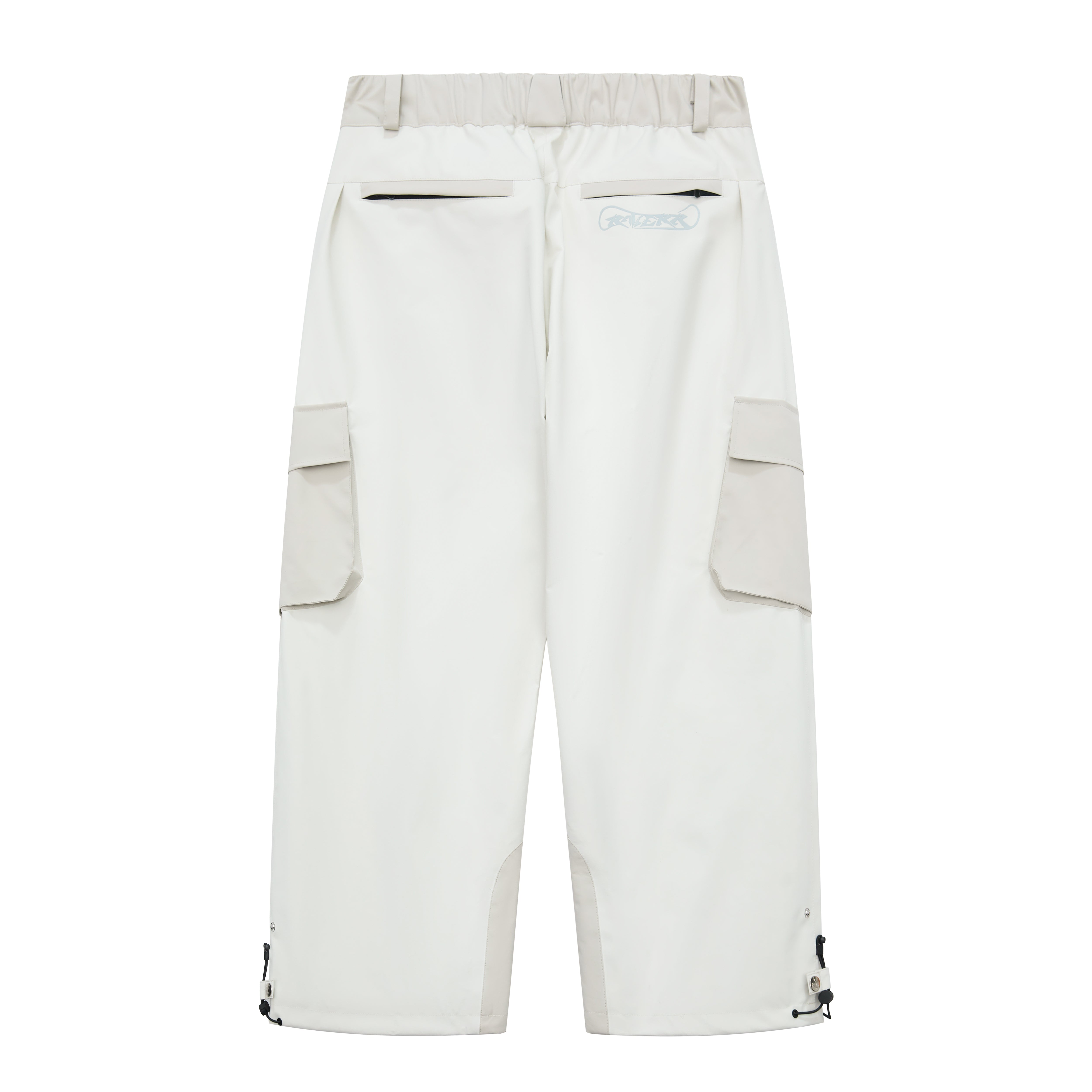 BAGGY WHITE SNOWPANT 3L – Railerr