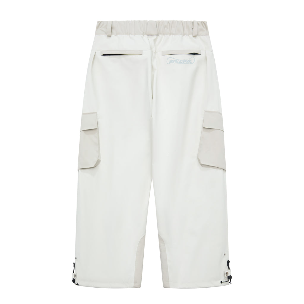 WHITE SNOWPANT 3L