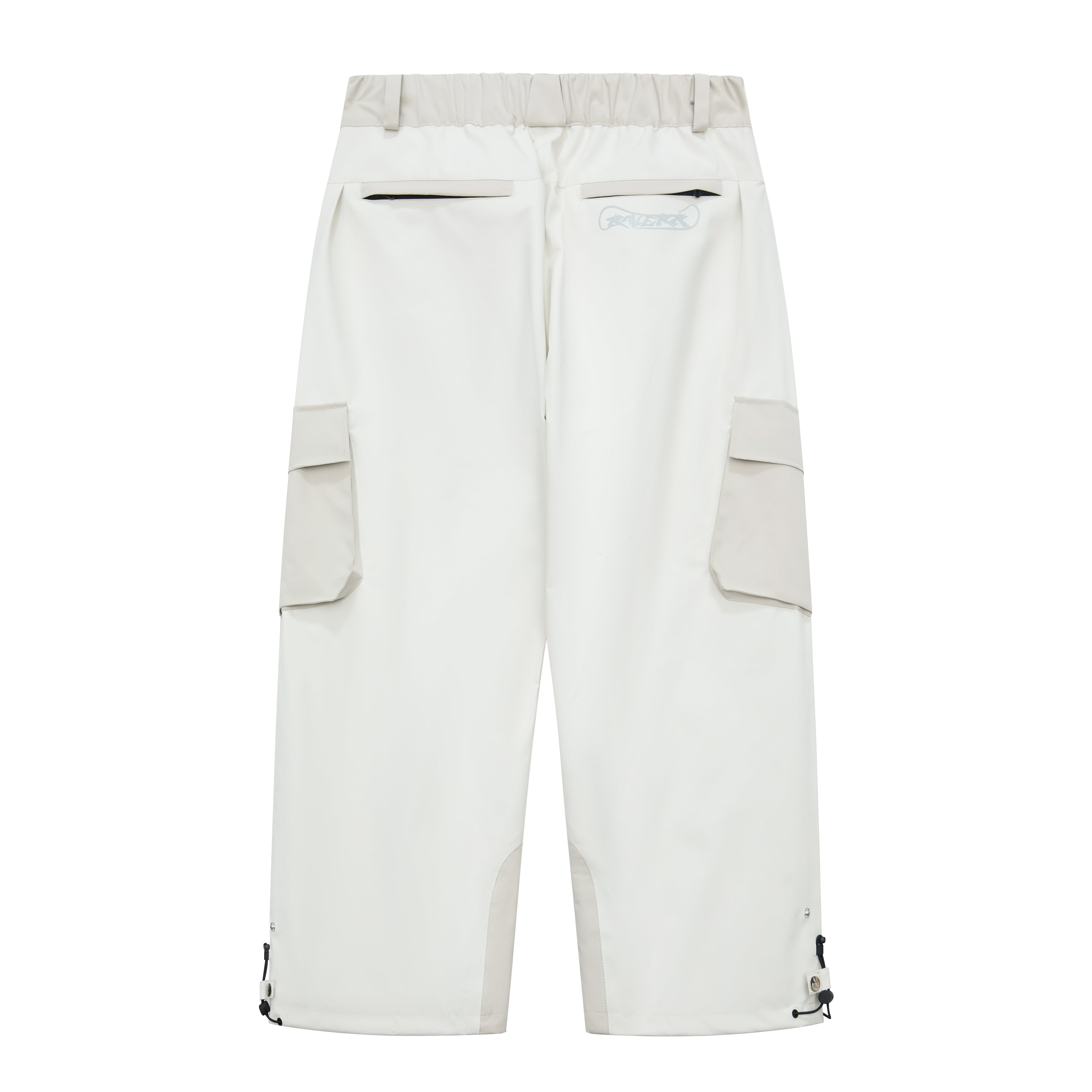 WHITE SNOWPANT 3L