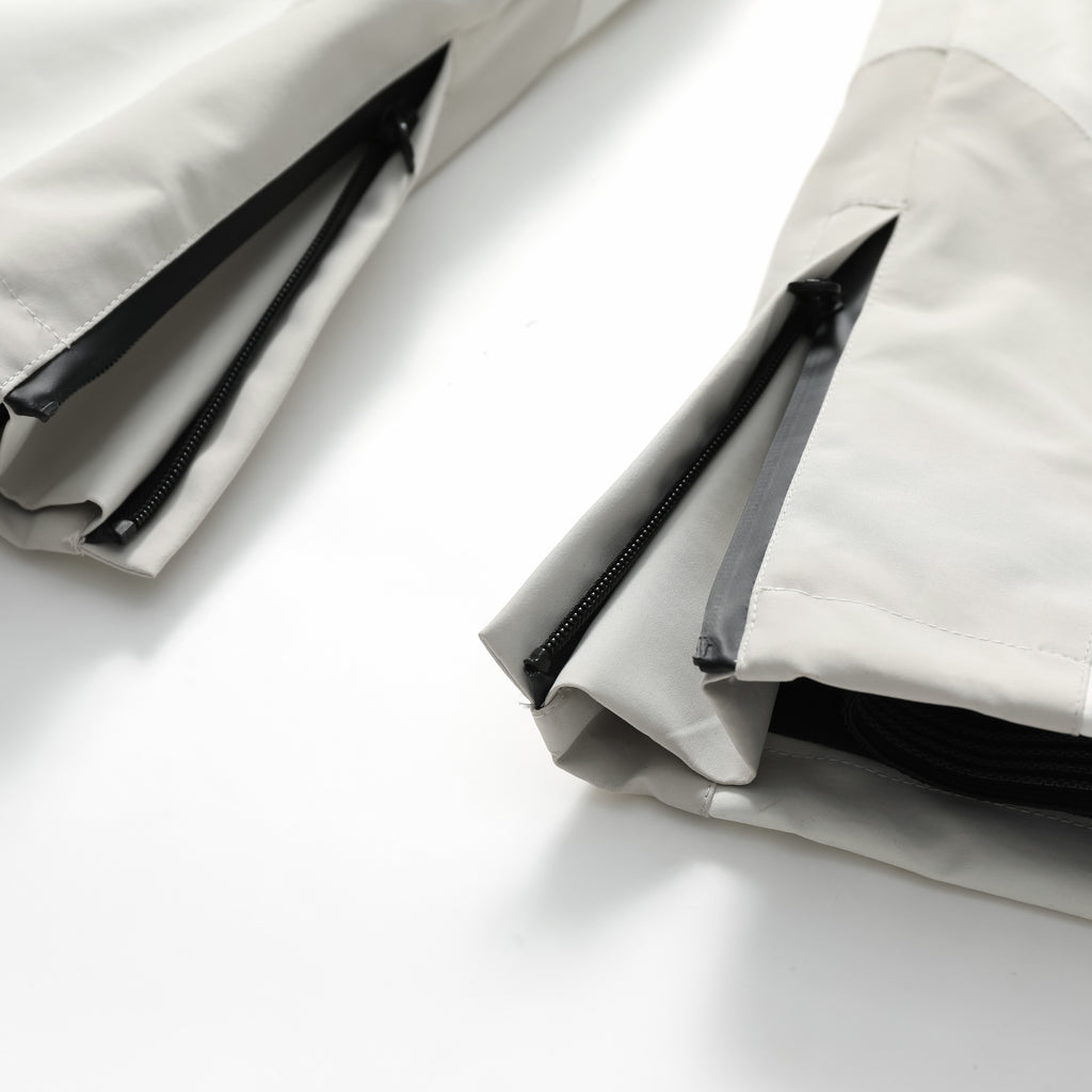 WHITE SNOWPANT 3L