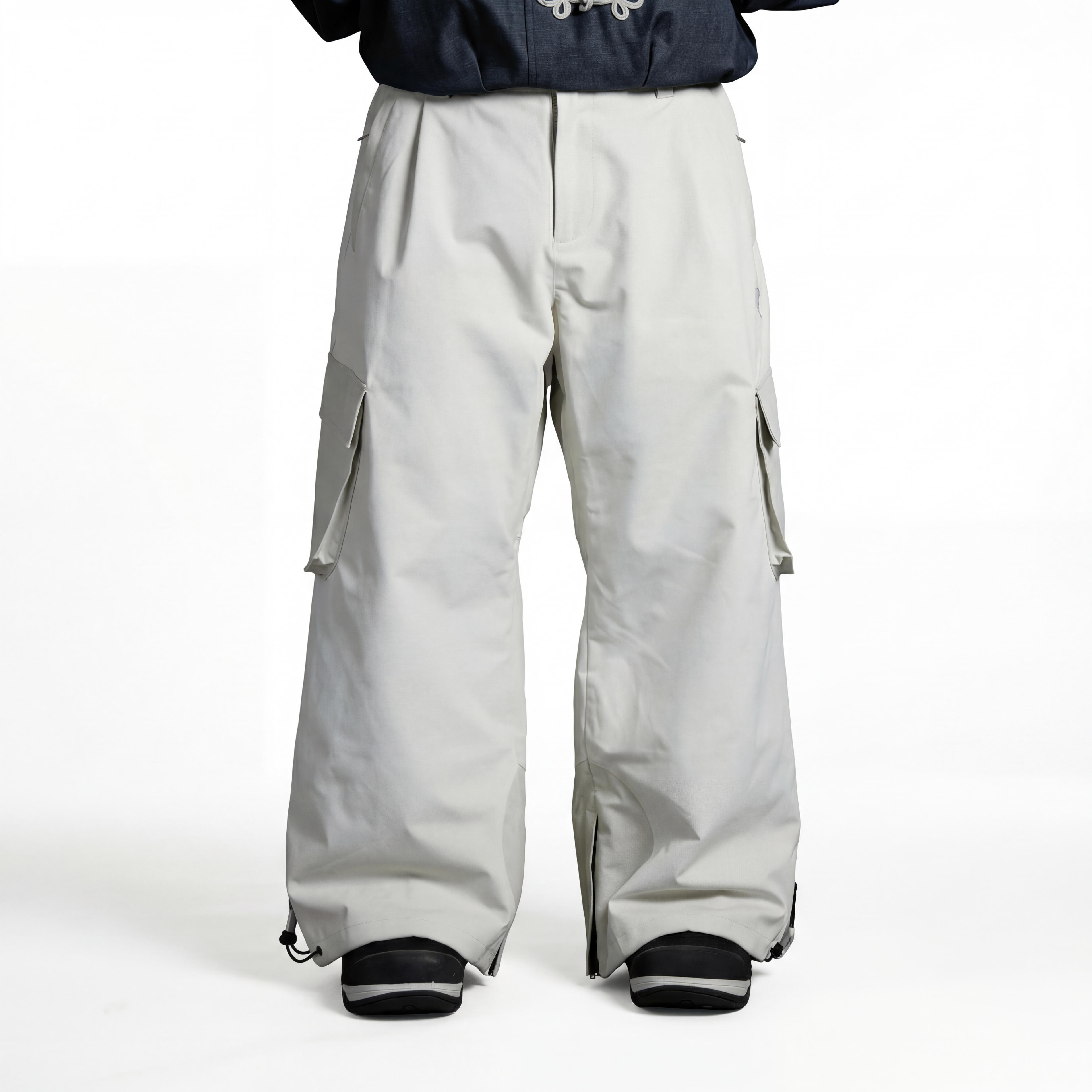BAGGY WHITE SNOWPANT 3L